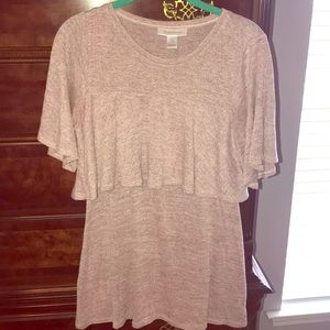 Dusty rose maternity top